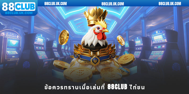 ข้อควรทราบเมื่อเล่นที่ 88CLUB ไก่ชน