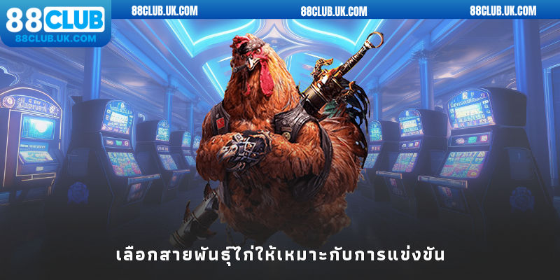 เลือกสายพันธุ์ไก่ให้เหมาะกับการแข่งขัน